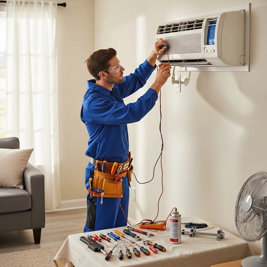 Kula Baykan Baykan klima gaz dolumu ve bakım – Enerji verimliliği artırıldı. - Teknik servis örneği